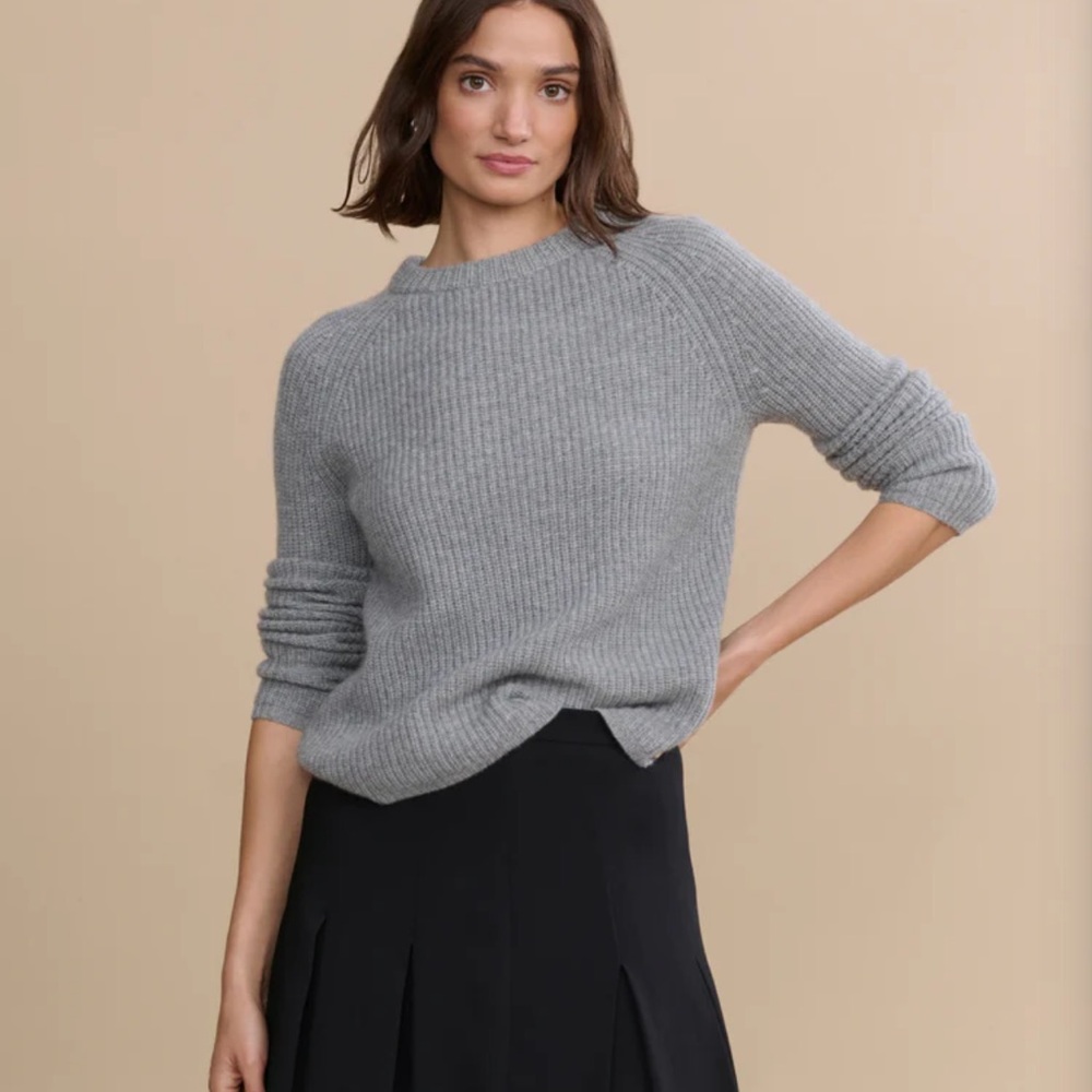 Jenni Kayne Heather Grey Sweater - Picture 6 of 13